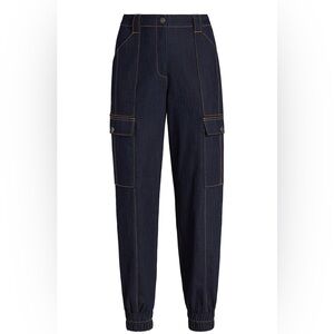 Cinq a Sept Kelly Cargo Denim Jogger.  Size 4